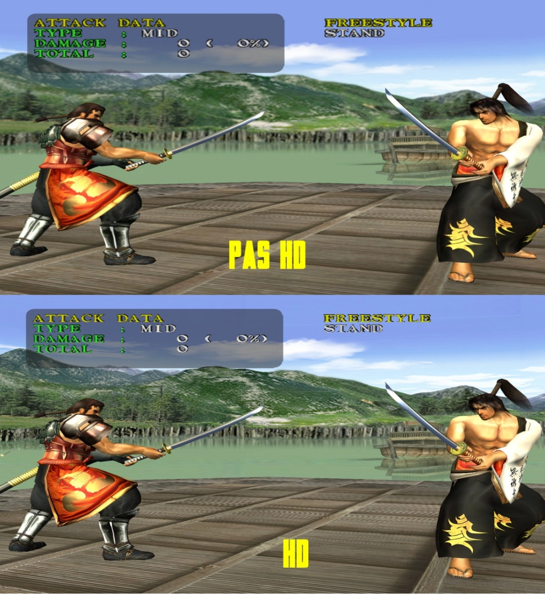 Le tout premier et excellent Soul Calibur a le droit � un pack texture HD
