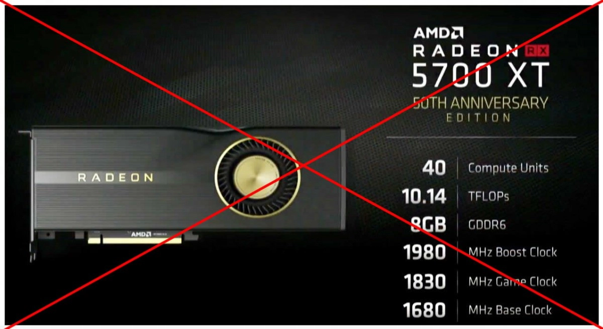 La carte graphique AMD RADEON RX 5700 XT Anniversary Edition est r�serv�e aux USA et � la Chine