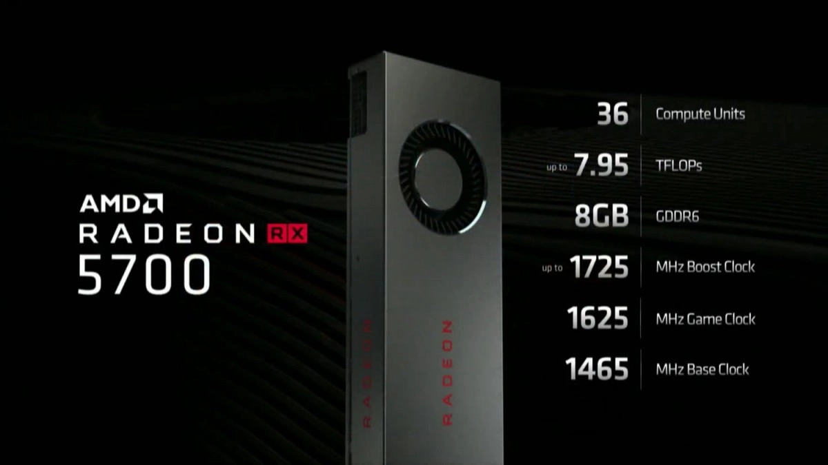 AMD officalise sa nouvelle carte graphique Radeon RX 5700 � 379 dollars