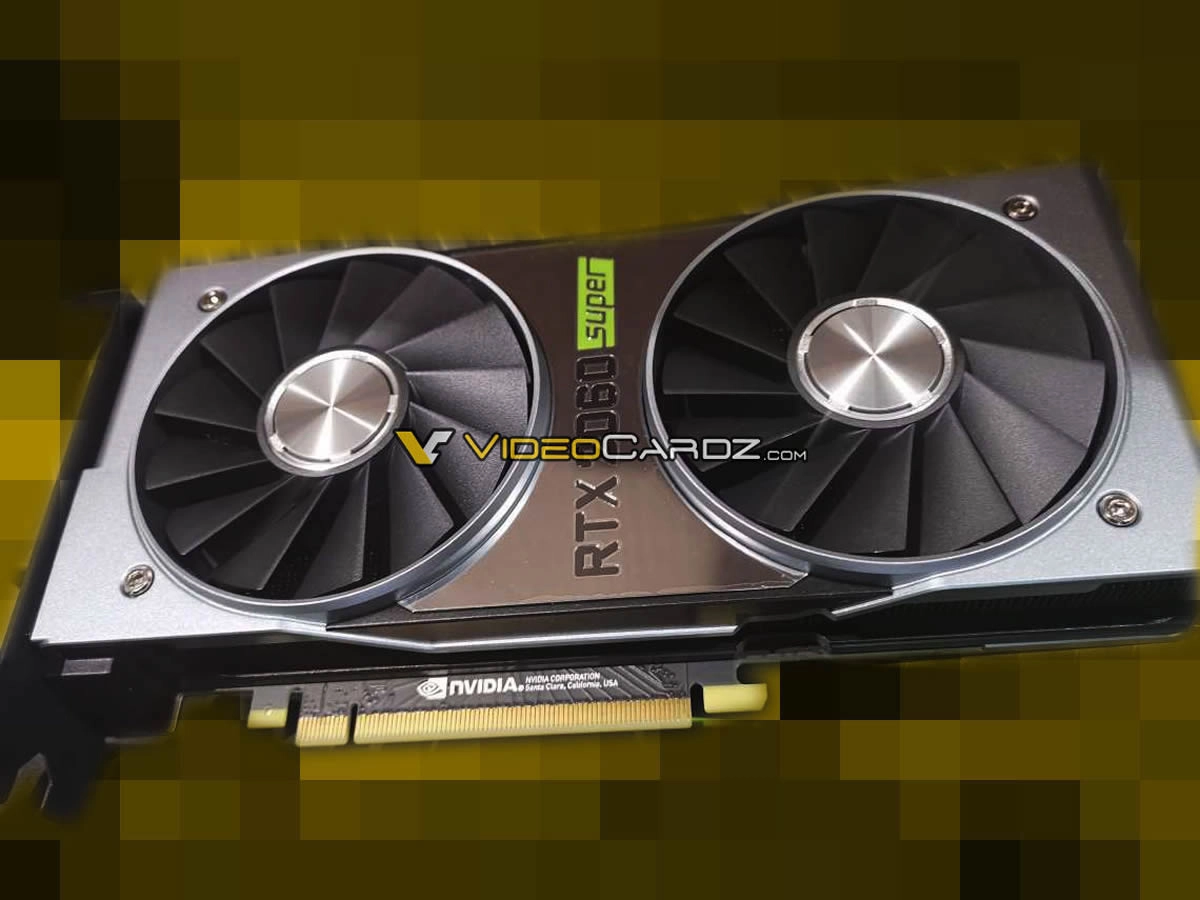 Voil� maintenant toutes les images de la GeForce RTX 2060 SUPER de NVIDIA