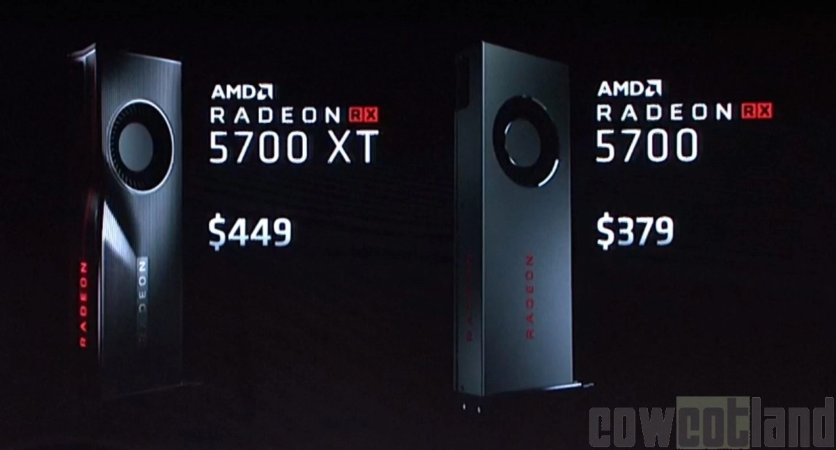 Plusieurs milliers de cartes graphiques AMD RADEON 5700 et 5700 XT seront disponibles au lancement