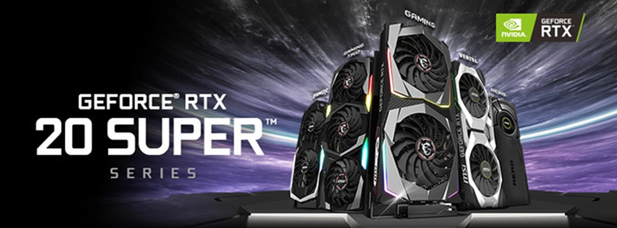 De son c�t�, MSI pr�sentera 8 cartes graphiques RTX 20x0 Super