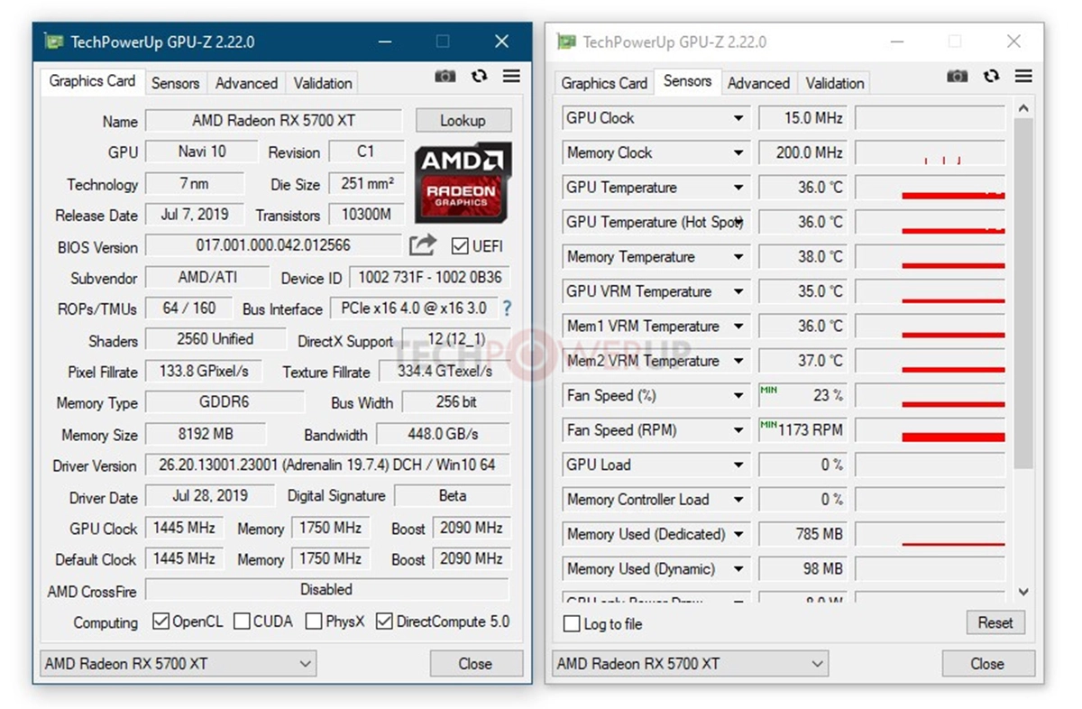 Une hausse de la vitesse des ventilateurs des cartes RX 5700 est apparue depuis les drivers 19.7.3