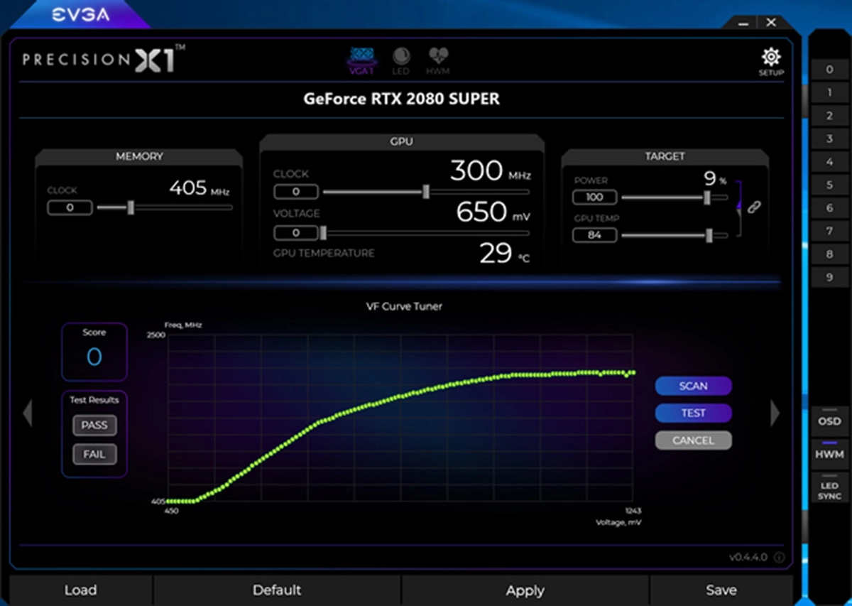 Le logiciel Precision X1 d'EVGA se met � jour et propose d�sormais la fonction Boost Lock