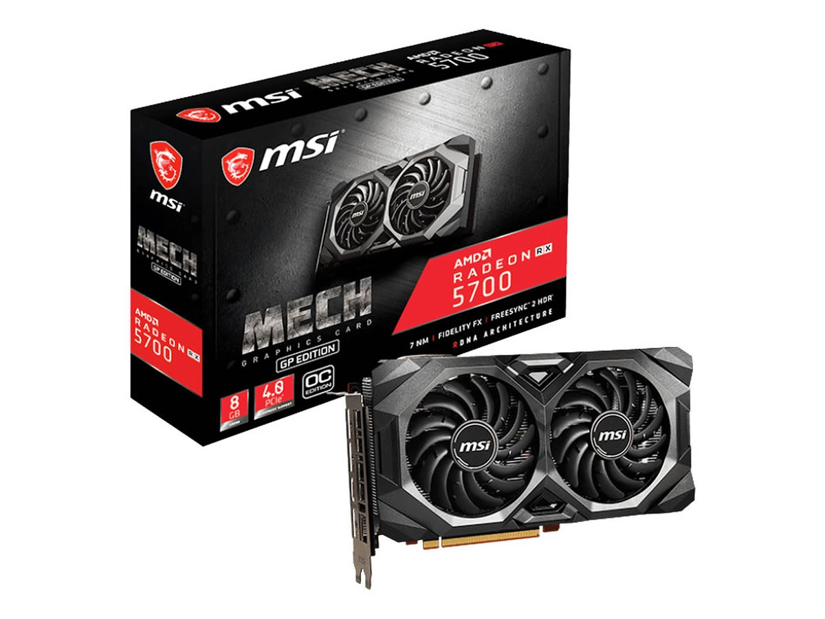 AMD Radeon RX 5700 : MSI lance une MECH GP OC, moins ch�re et meilleure ?