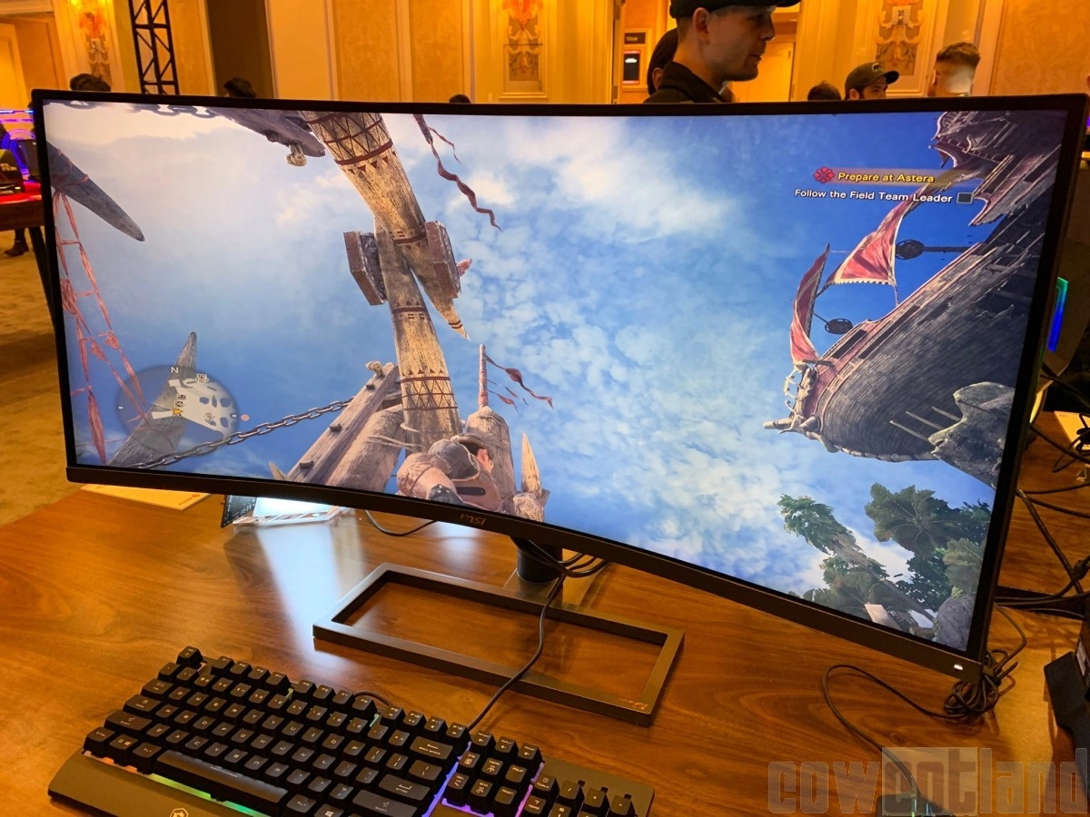 CES 2020 : � la d�couverte de l'�cran MSI Optix MAG342CQR