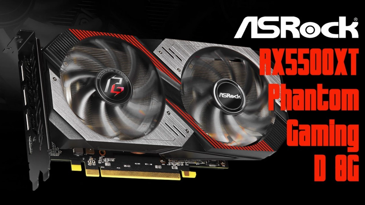  Pr�sentation carte graphique ASRock RX 5500 XT Phantom Gaming