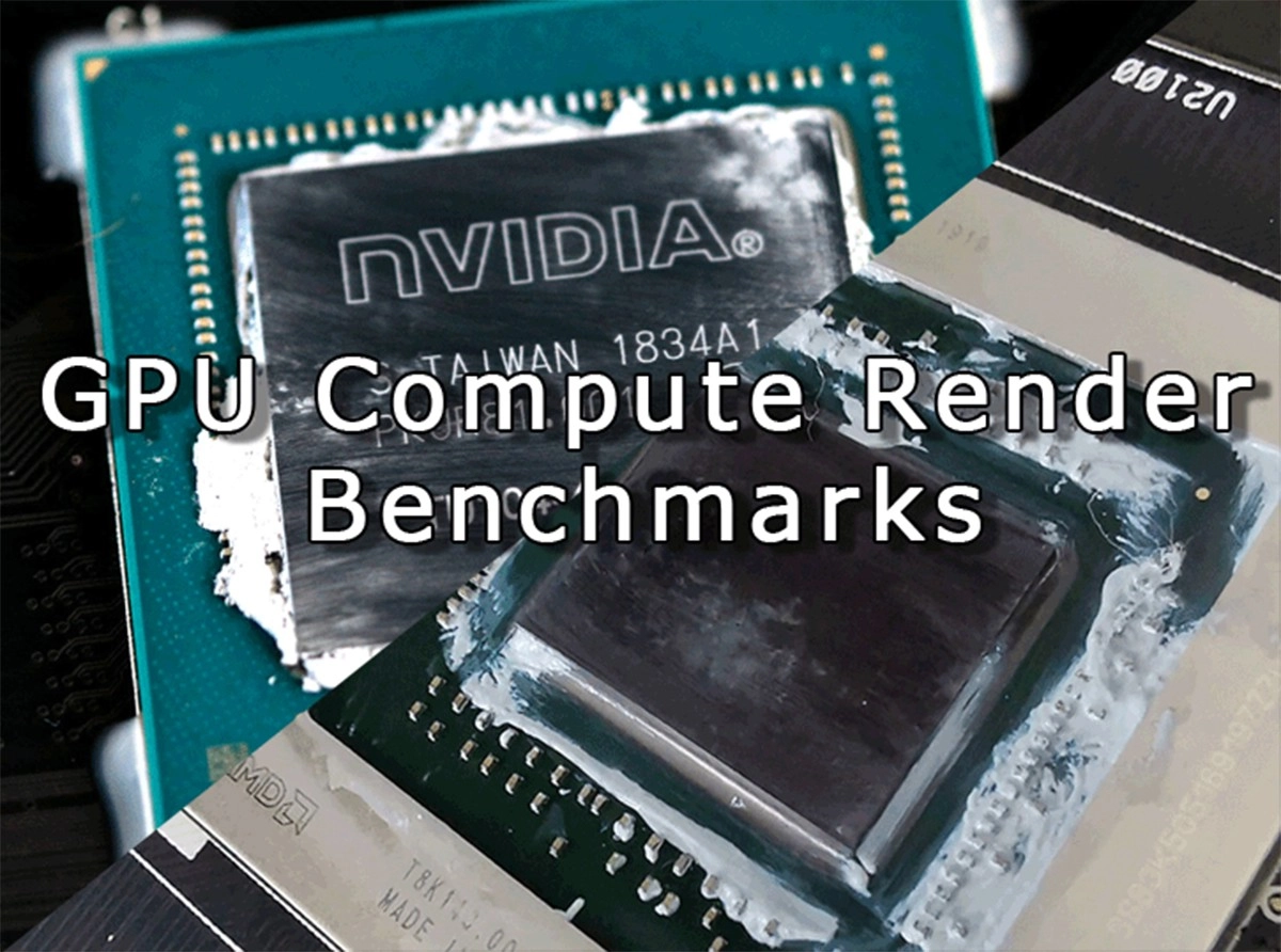 Un dossier complet sur le GPU Compute render avec 20 cartes graphiques