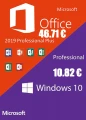 Passez à Microsoft Windows 10 PRO pour 10.82 euros et à Office 2019 Pro Plus pour 46.71 euros