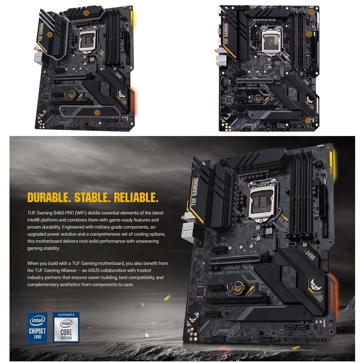 La TUF Z490-PLUS d'ASUS �galement d�voil�e