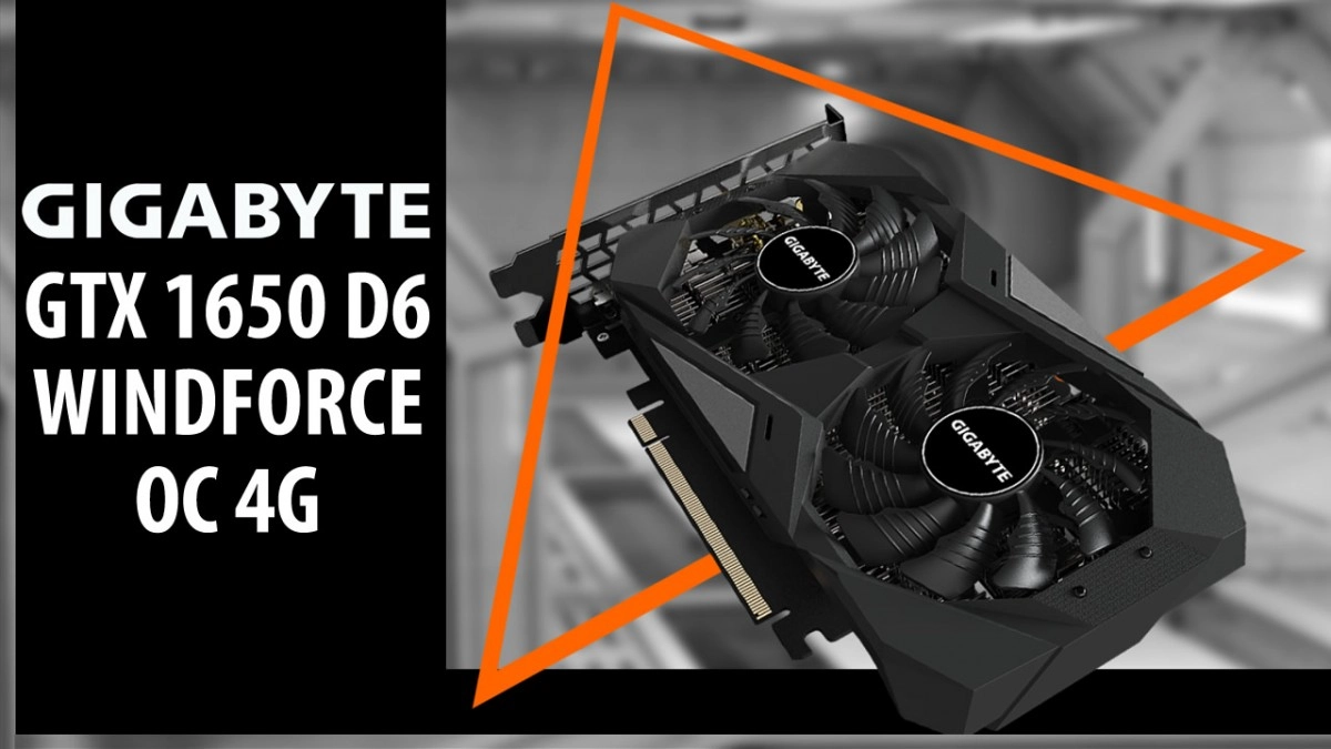 Pr�sentation carte graphique Gigabyte GTX 1650 D6 WINDFORCE OC 4G