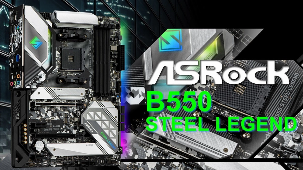 [Cowcot TV] Pr�sentation carte m�re ASROCK B550 STEEL LEGEND