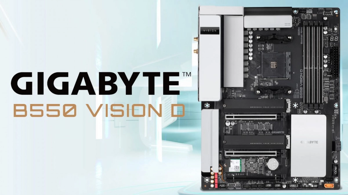  Pr�sentation carte m�re GIGABYTE VISION D B550