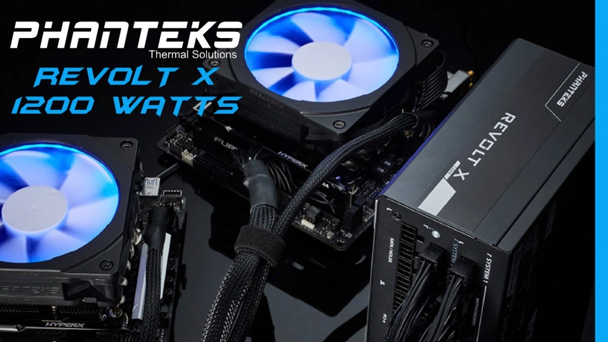  Pr�sentation alimentation PHANTEKS REVOLT X 1200 watts : Pour 2 PC en m�me temps