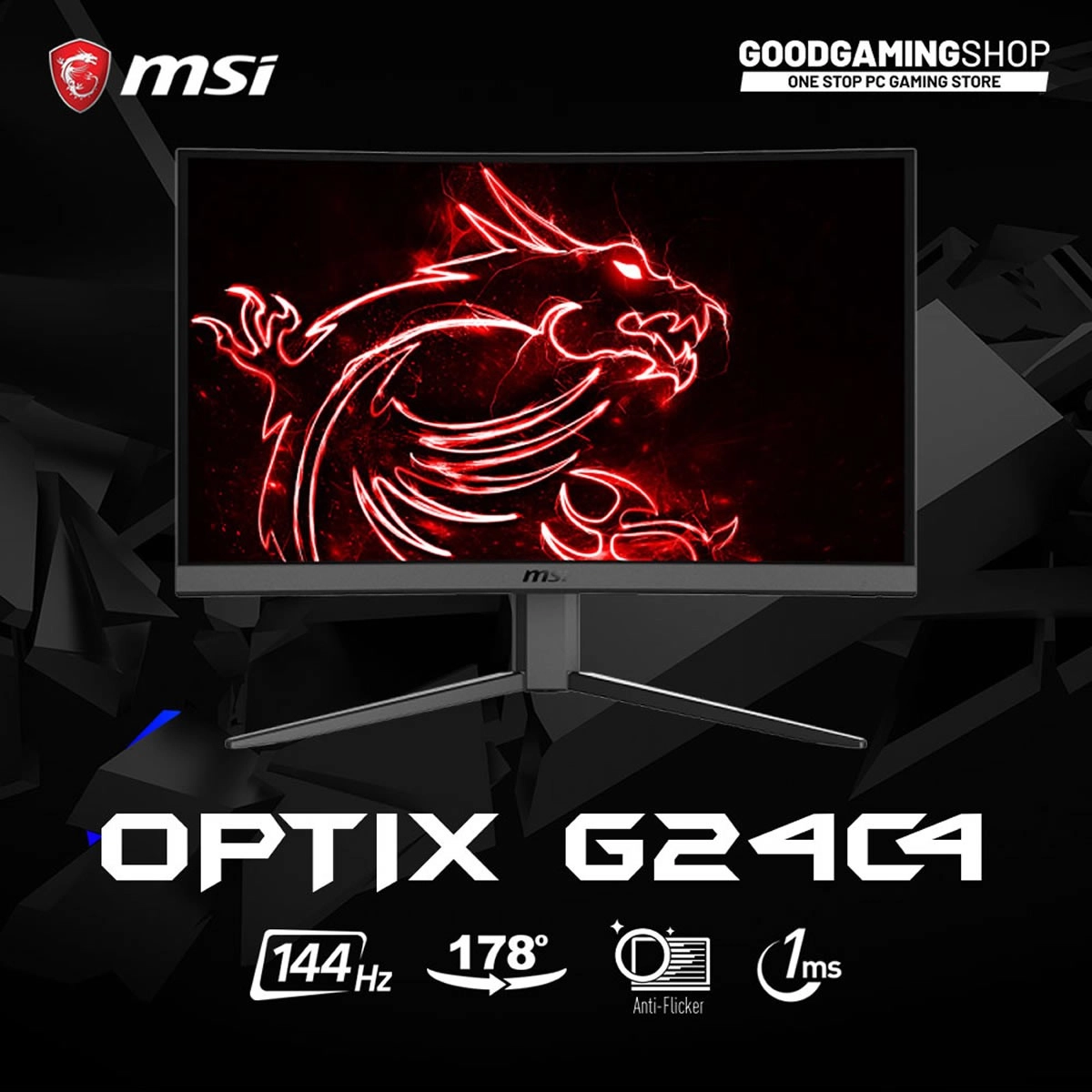  Pr�sentation �cran Gamer MSI G24C4