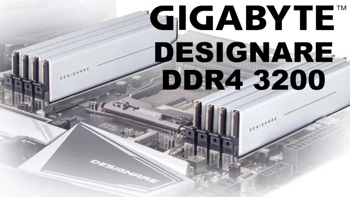  Pr�sentation m�moire DDR4 Gigabyte Designare 2 x 32 Go 3200