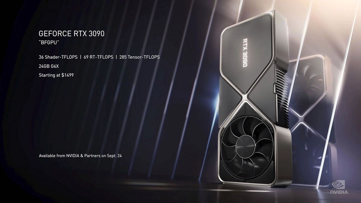NVIDIA GeForce RTX 3090 : Les caract�ristiques compl�tes, Cuda Cores, Tensor Cores, RT Cores