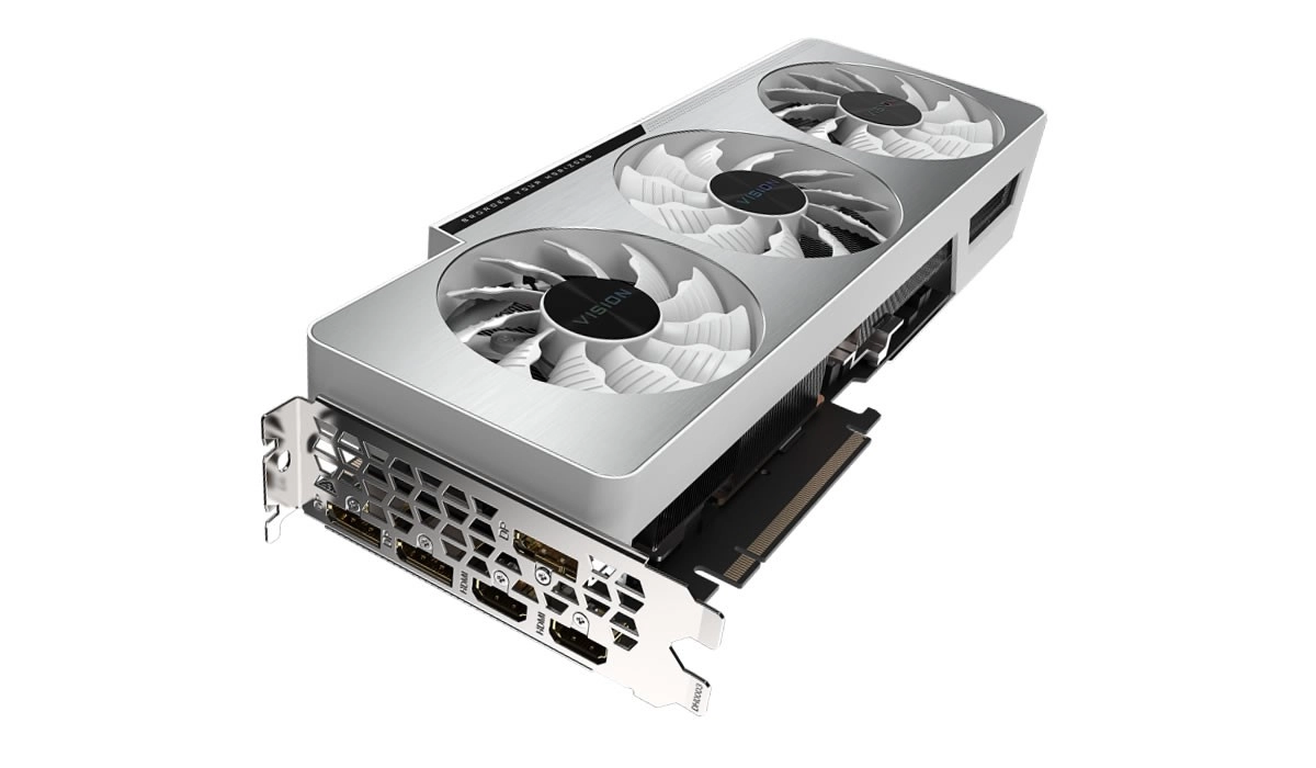 GIGABYTE avance �galement une RTX 3080 VISION OC, pour les cr�ateurs de contenu