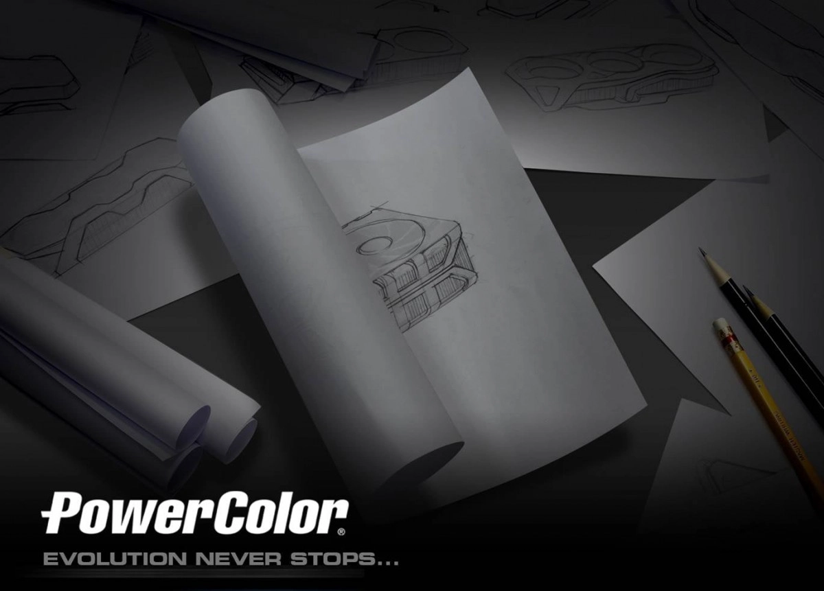 PowerColor nous pr�sente, en dessin, une premi�re RX 6000 custom