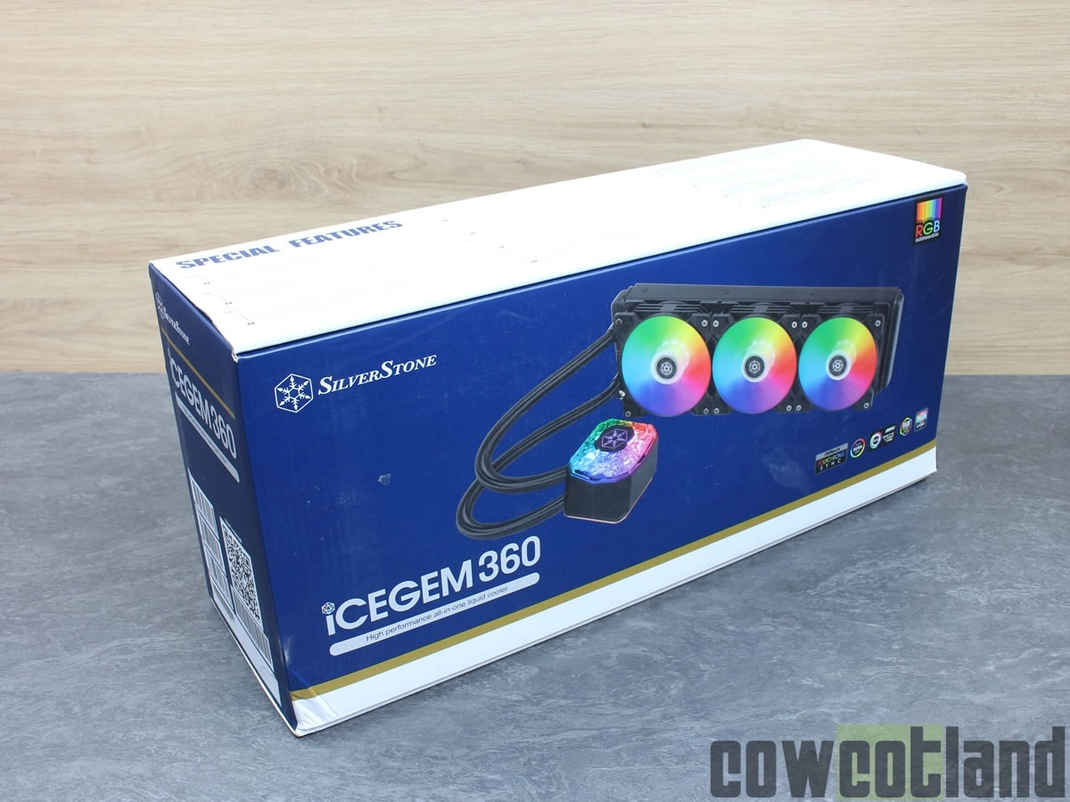  Test watercooling AIO SilverStone IceGem 360, un look toujours aussi unique