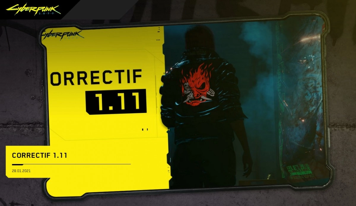 CD Projekt RED vient de lancer le patch 1.11 pour CYBERPUNK 2077
