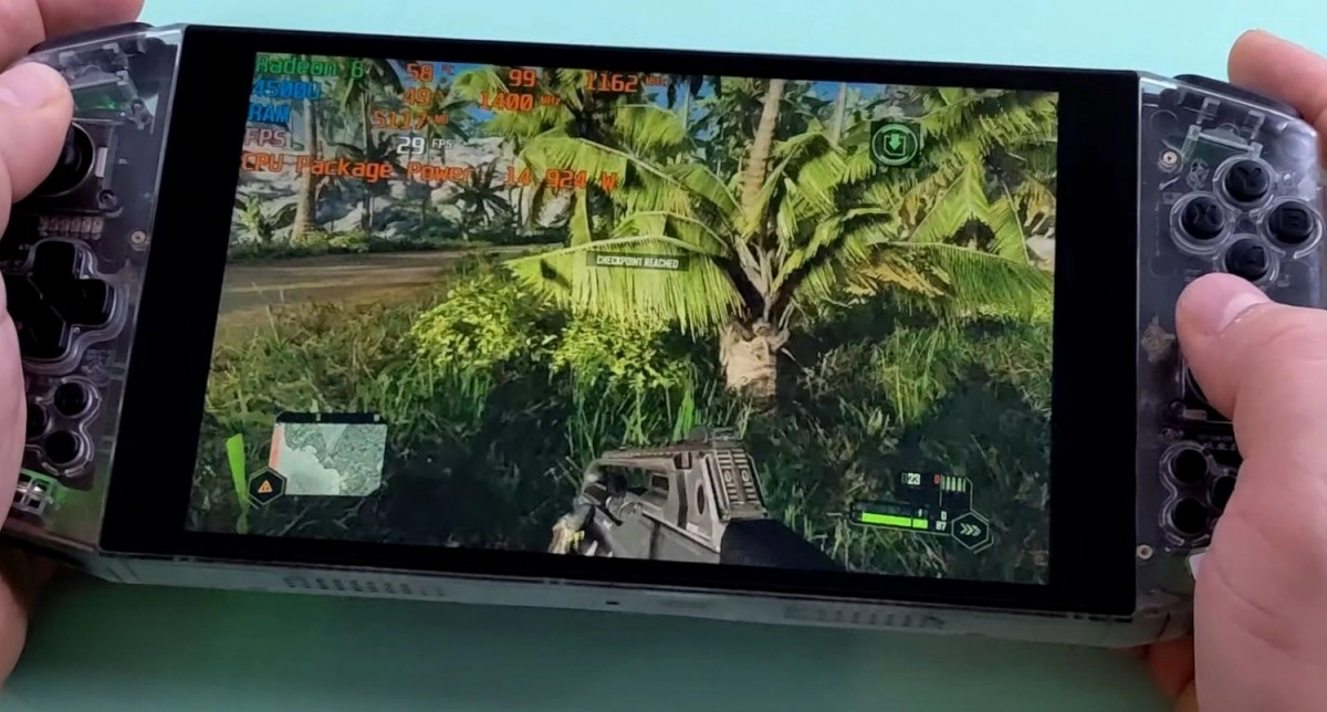 Avec son Ryzen 5 4500U, la console portable AYA Neo fait tourner Crysis