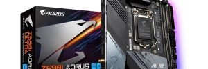 La petite GIGABYTE Z590I AORUS ULTRA se trouve un prix au Royaume-Uni