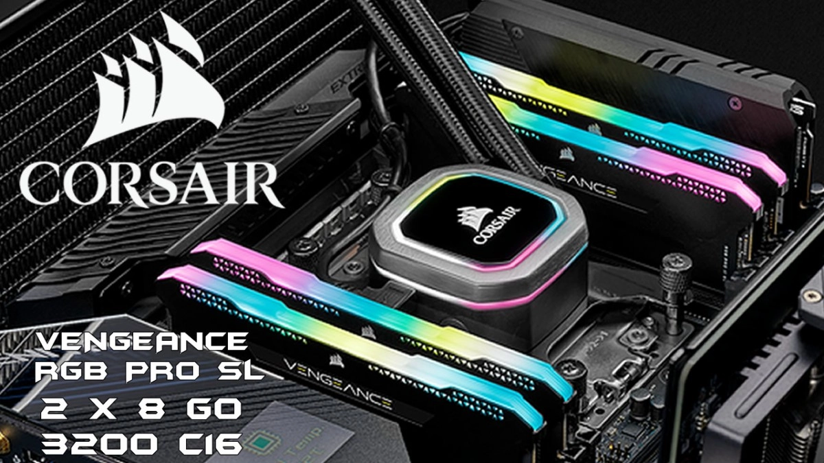  Pr�sentation m�moire DDR4 CORSAIR VENGEANCE RGB PRO SL