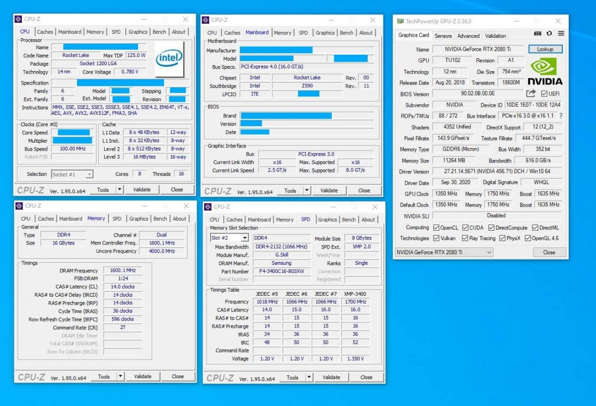 Voil� un premier test complet du Intel Core i7-11700K, AMD garde t-il la main avec le RYZEN 7 5800X ?