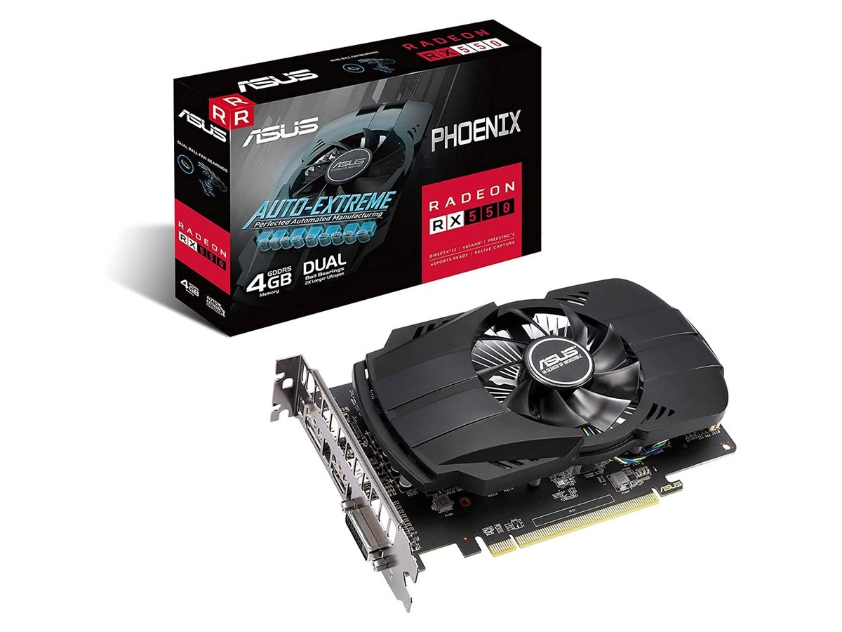 La splendide ASUS RX 550 Phoenix Evo est disponible en version 4 Go !