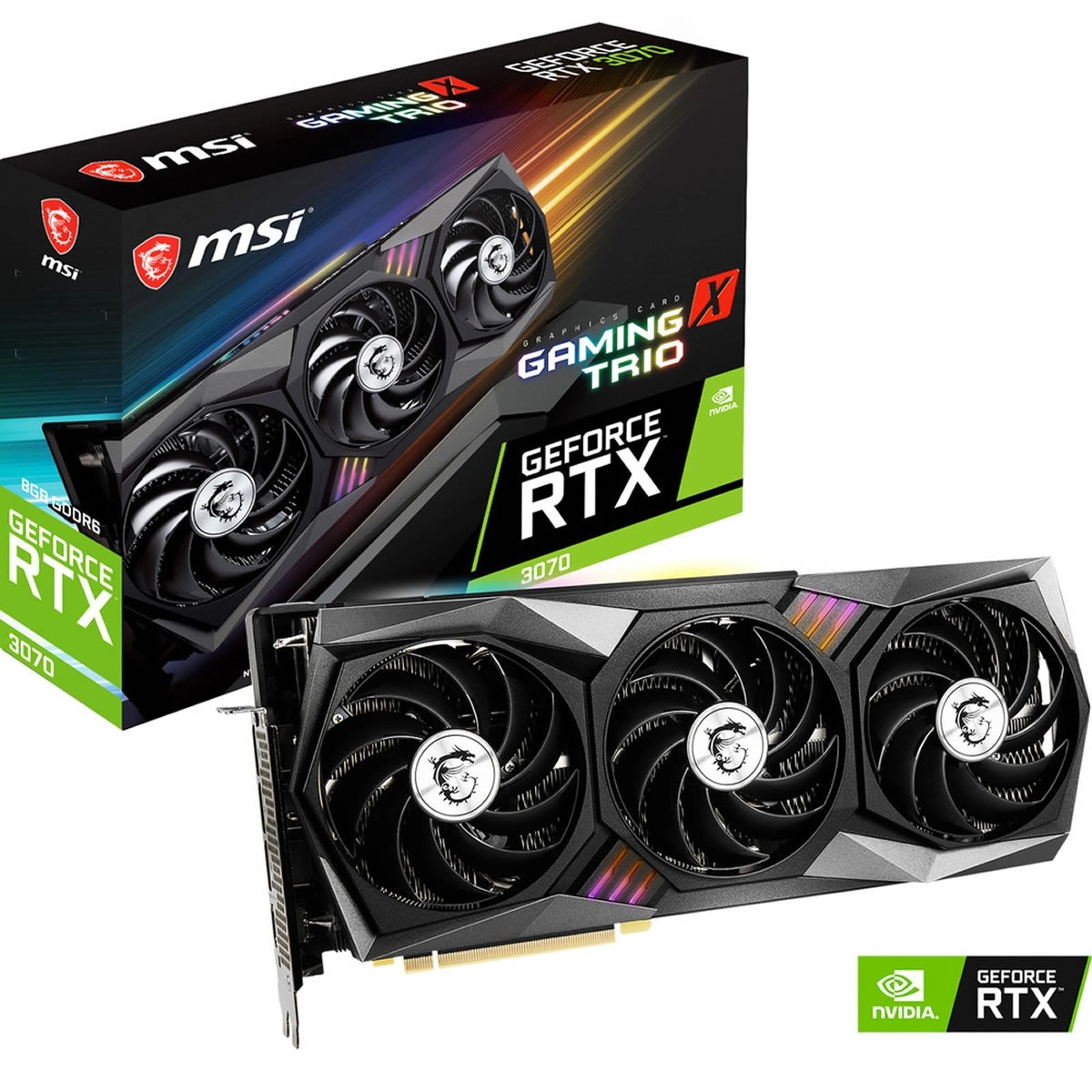Enfin de la RTX 3070 disponible � la vente, en MSI GAMING X TRIO, mais � ...