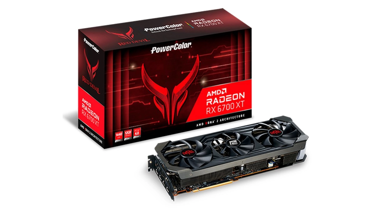 POWERCOLOR propose une carte graphique RX 6700 XT Devil