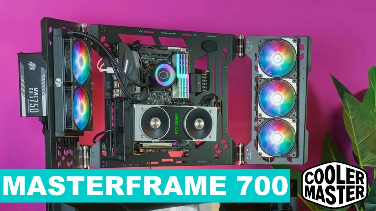  Pr�sentation COOLER MASTER MASTERFRAME 700 : boitier Open Air ou table de benchs ?