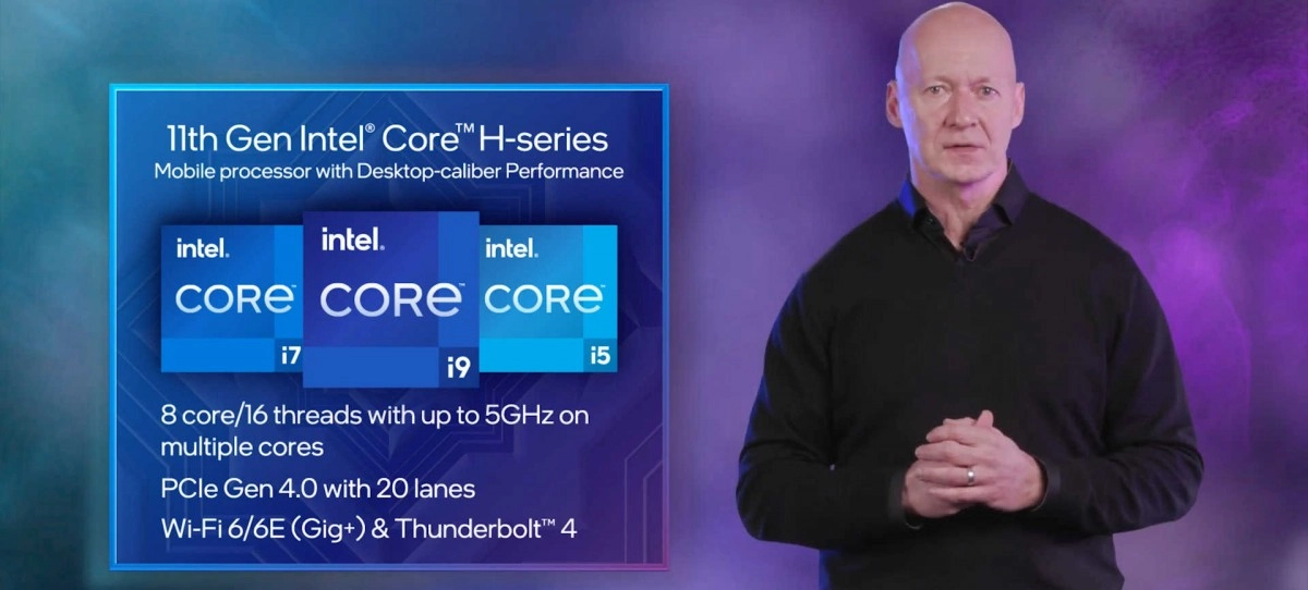 Le processeur Tiger Lake-H 10 nm Intel Core i9-11980HK se montre