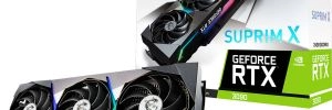 Yop, yop, de la MSI GeForce RTX 3090 SUPRIM X disponible