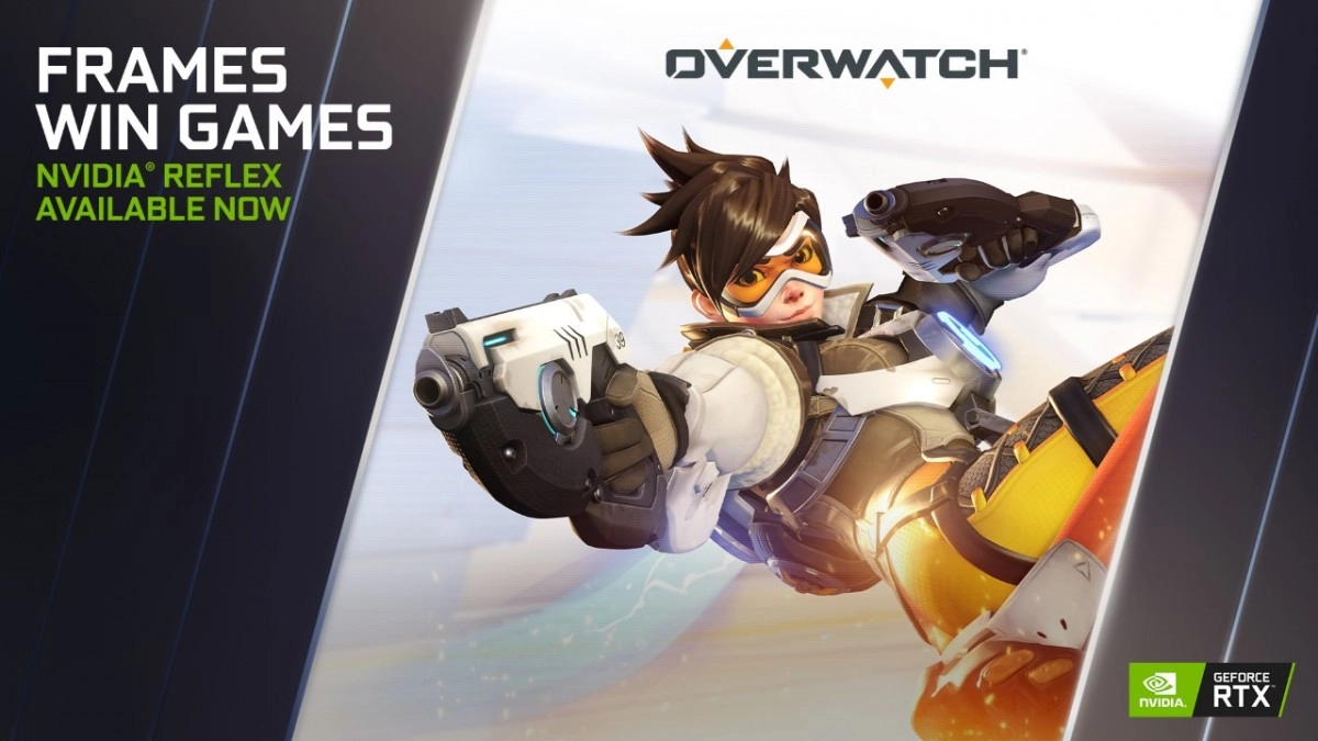 Nvidia r�duit la latence dans le jeu Overwatch gr�ce � sa technologie Reflex