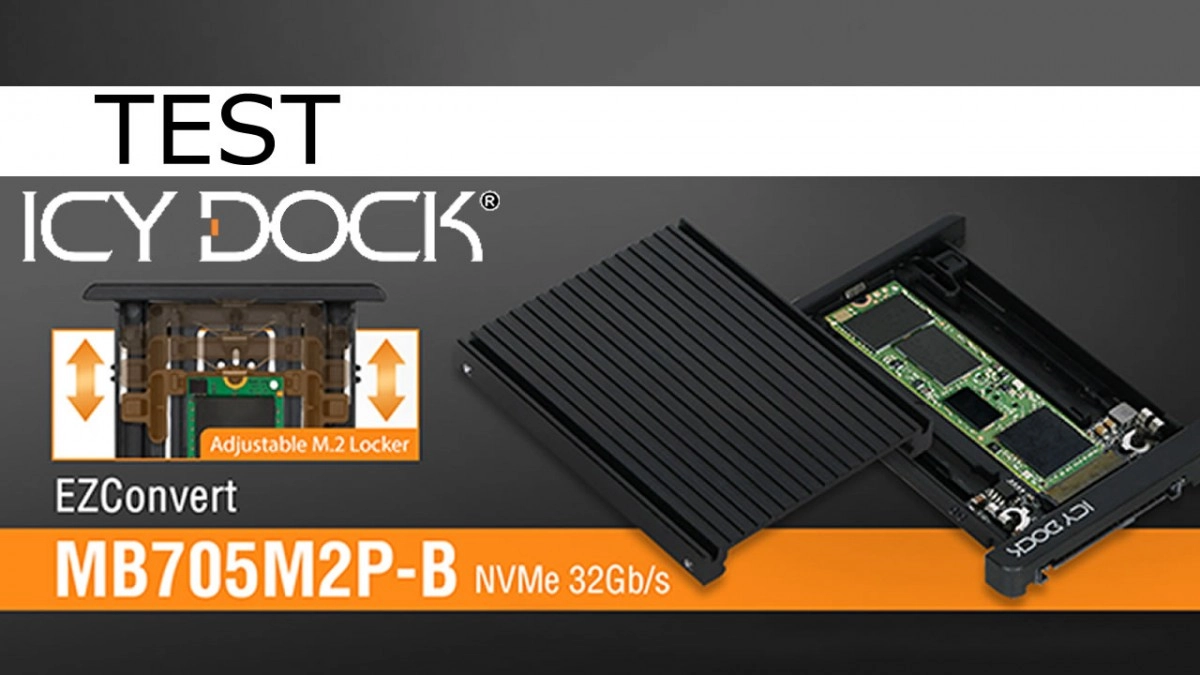  Test boitier 2.5 pouces ICYDOCK MB705MP-B : Un SSD NVMe M.2 dans un boitier U2