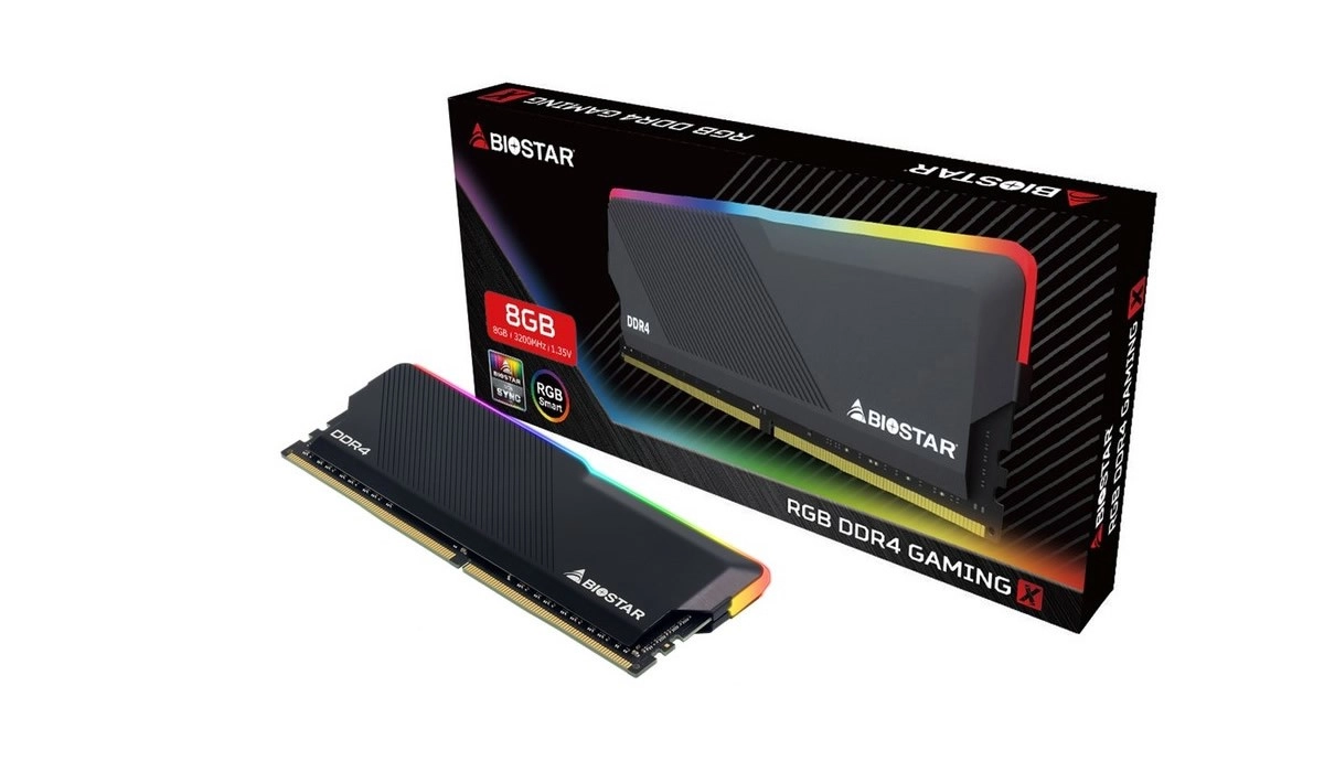BIOSTAR se lance dans la m�moire DDR4 avec un kit DDR4 RGB Gaming X