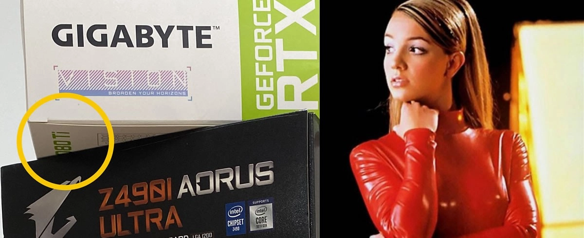 Oups, on n'a pas cach� la r�f�rence, et donc on aura bien une GeForce RTX 3080 Ti GIGABYTE VISION