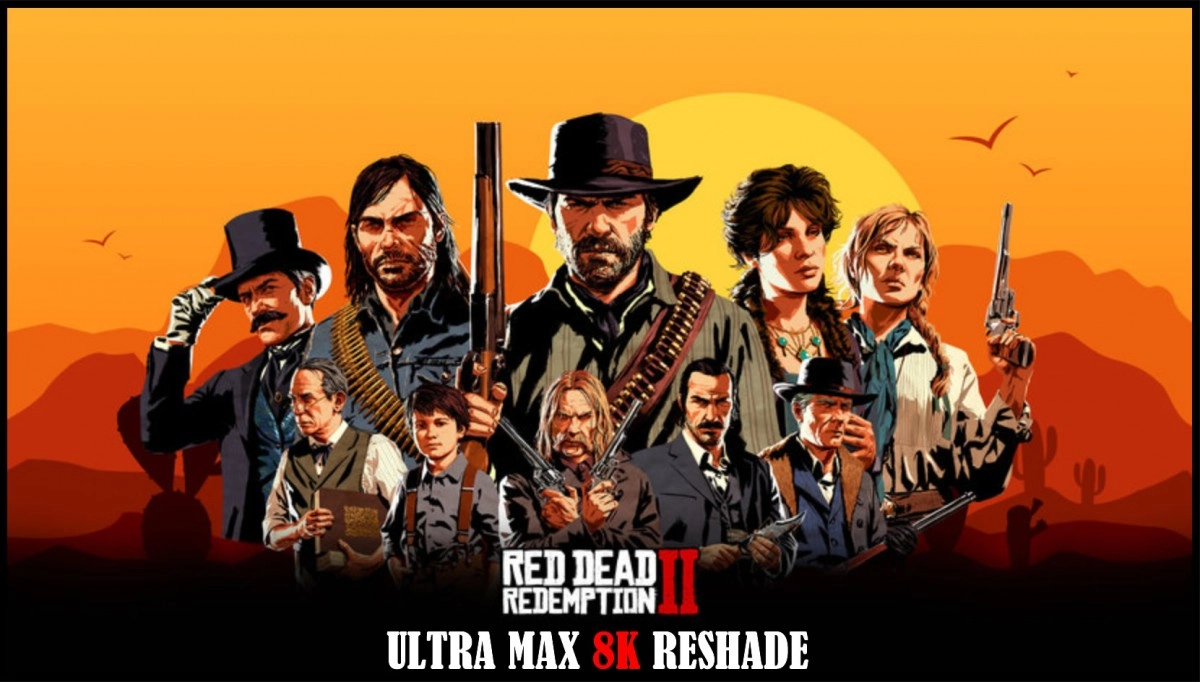 De nouveau Red Dead Redemption 2 en 8K, Ultra Max Settings et Reshade, toujours � tomber  