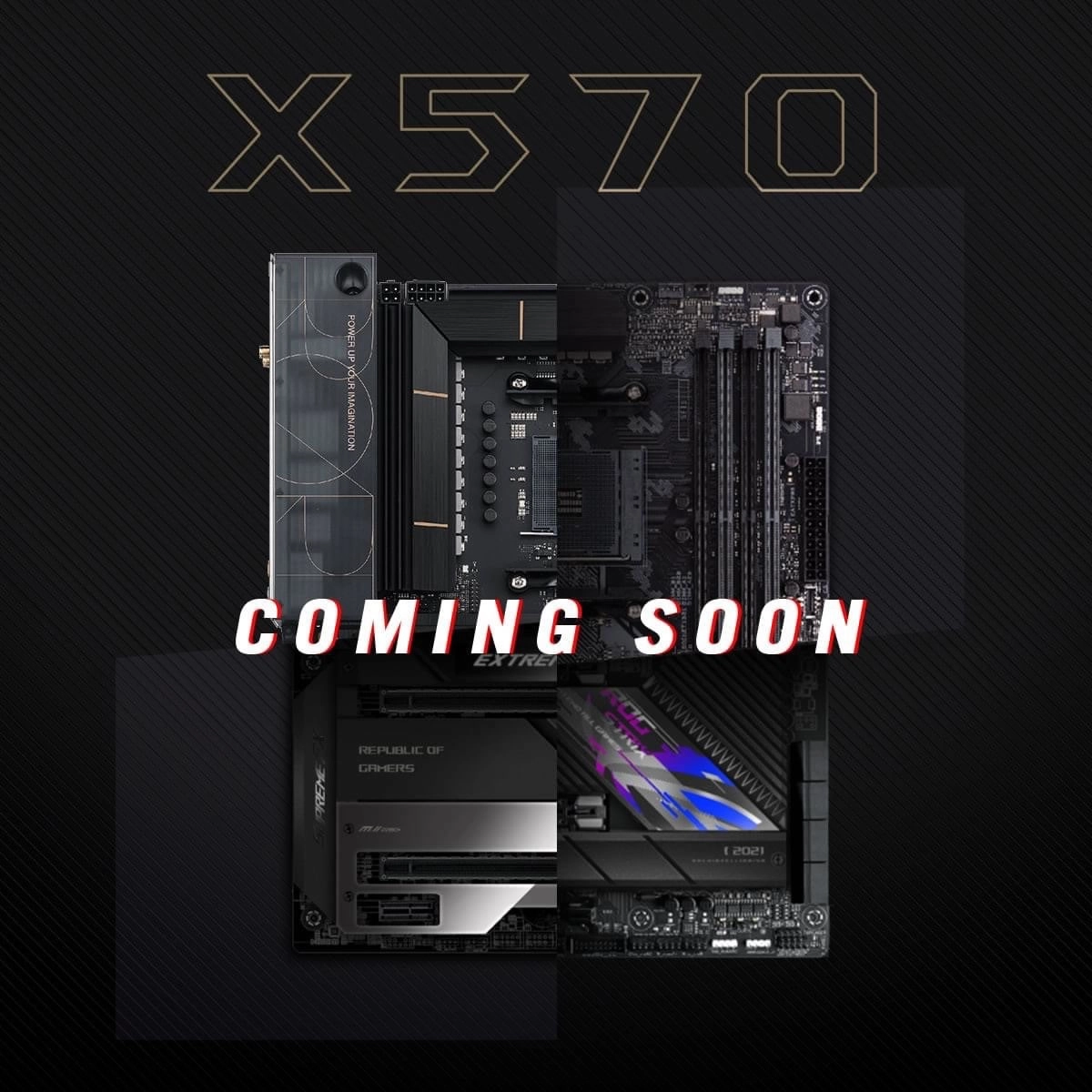 Premier Teasing pour les futures cartes m�res X570S d'ASUS