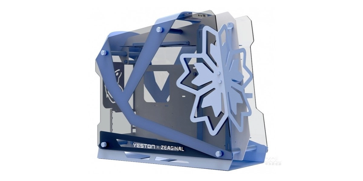 ZEAGINAL d�cline son boitier ZC-09 en bleu et casse la synergie cr��e avec la carte graphique
