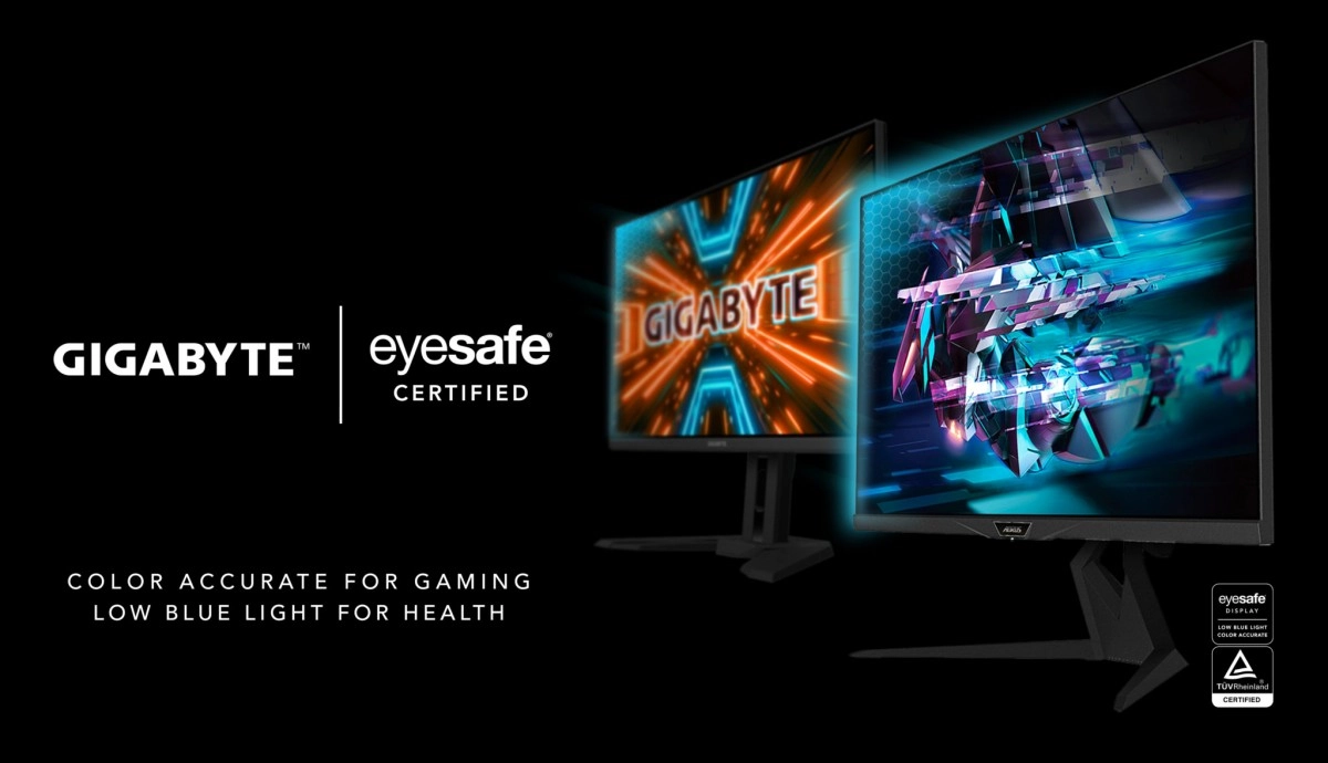 AORUS annonce la certification Eyesafe sur plusieurs de ses �crans