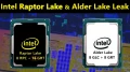 16 Cores max pour Alder Lake et 24 Cores max pour Raptor Lake