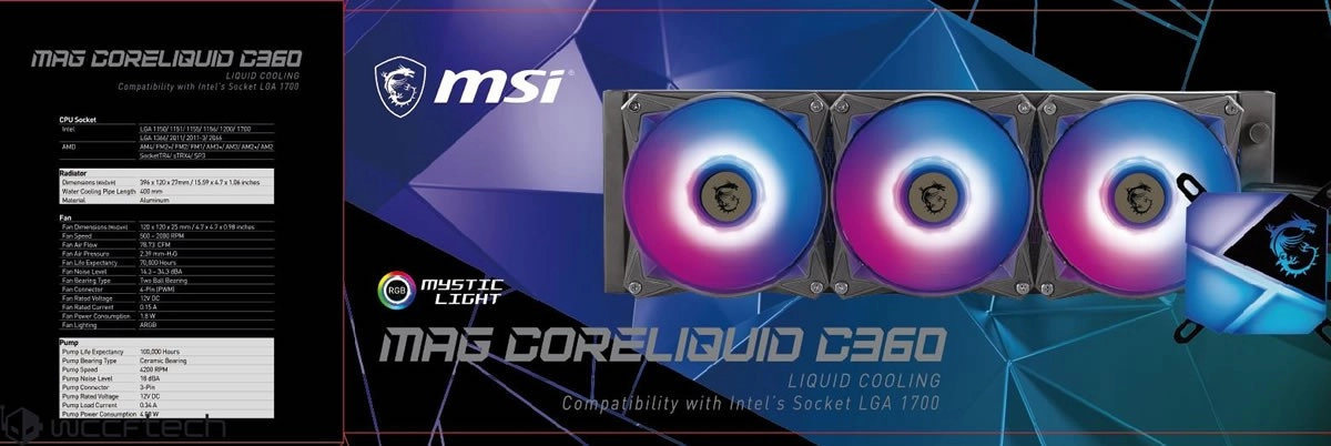 Un premier aper�u du MSI MAG CORELIQUID C360