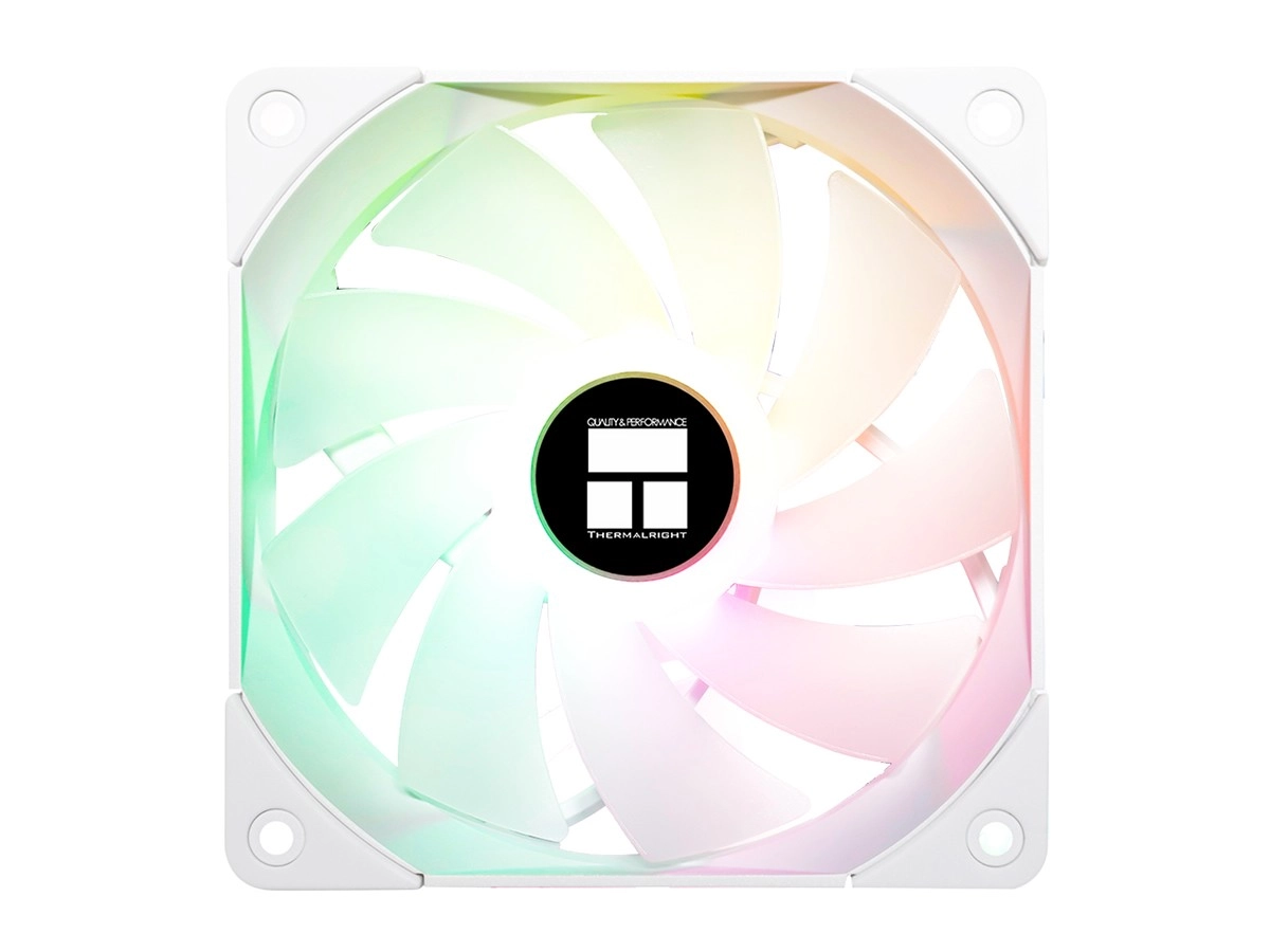 Thermalright TL-C12RW-S, un ventilateur blanc � pales invers�es et �clairage ARGB