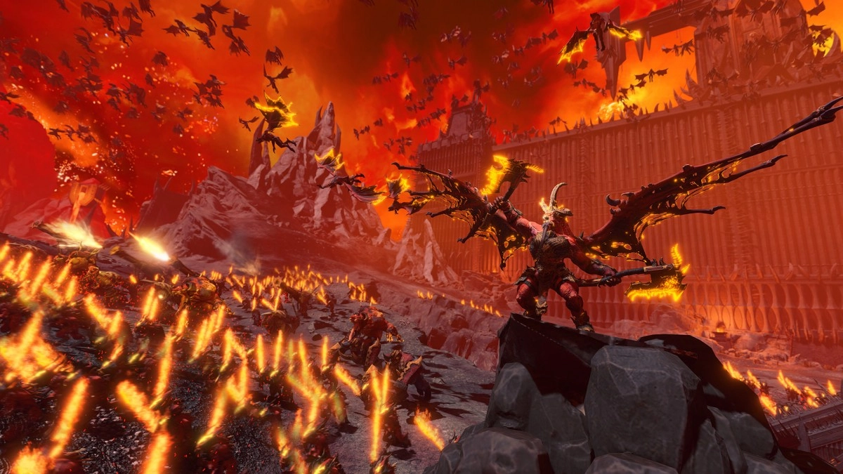 Total War: WARHAMMER III s'offre une bande annonce tr�s rouge pour Khorne