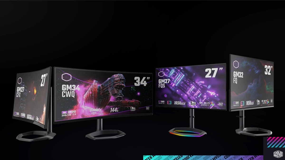 Cooler Master pr�sente quatre nouveaux �crans, il y en aura pour tous les go�ts