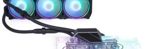 Alphacool passe son Eiswolf 2 360 mm chez MSI et ASUS pour les RTX 3080 et RTX 3090