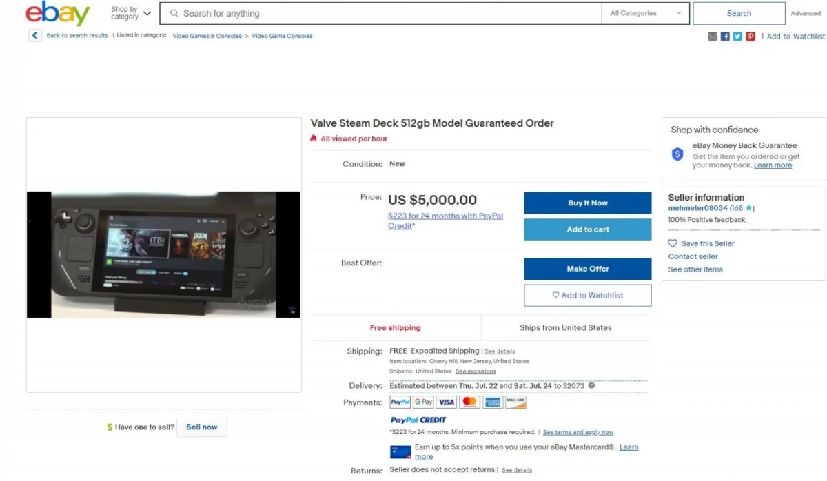 Infaillible le syst�me de Valve pour contrer les scalpers sur le Steam Deck ? Pas exactement...